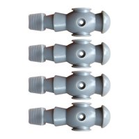 Magideal - 4X Futbolín Para Hombres, Jugadores De Futbolín, Mini Accesorios De Futbolín, Ligeros Para Jugadores De Fútbol De Mesa, Juegos De Mesa, Futbolín Para Gris