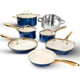 thumbnail image 1 of Juego de utensilios de cocina GOTHAM STEEL de 12 piezas, cerámica, antiadherente, colección dorada, 1 of 7