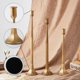 thumbnail image 4 of Juego de portavelas Denique Iron Taper Black, juego de 3 (dorado), 4 of 7