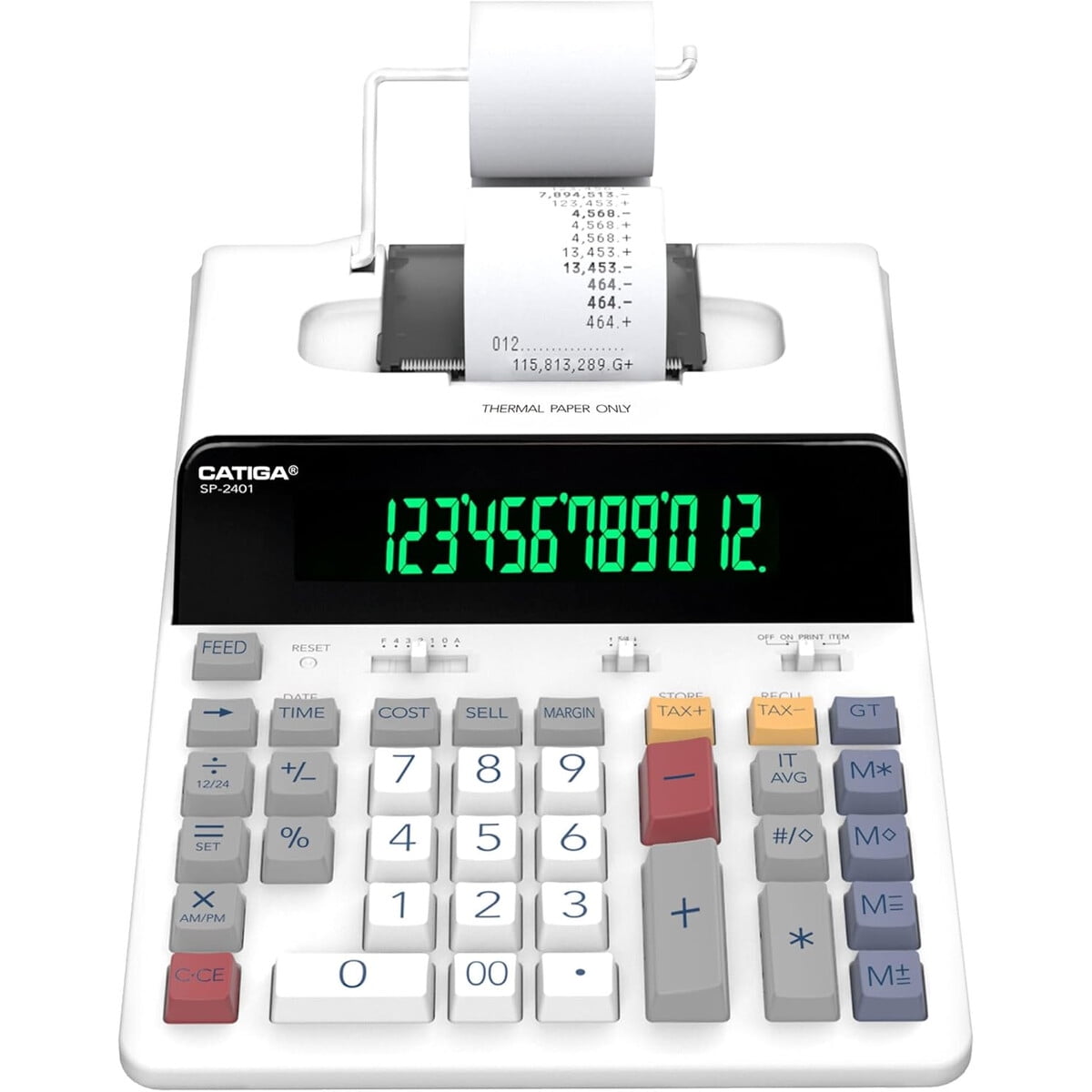Calculadora Catiga 12 Dagitos Impresian Tarmica Rapida