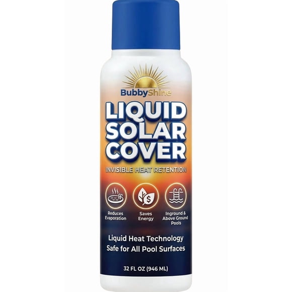 Cobertor Solar Líquido para Piscina BubbyShine 946 ml Retención de Calor