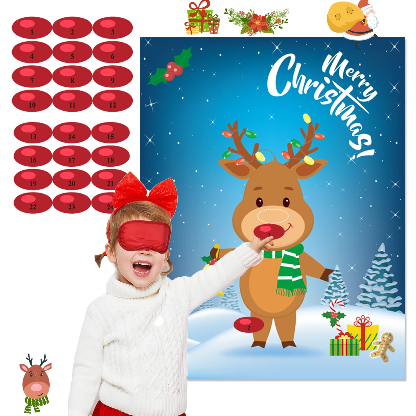 Los Juegos Navideños Funnlot Ponen La Nariz En The Reindeer Kids