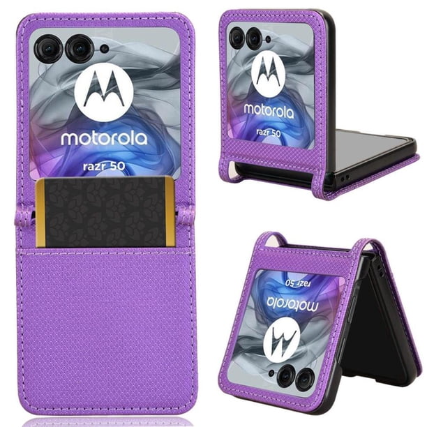 Funda Billetera para Samsung Galaxy S26 Plus con Ranuras y Soporte Morado