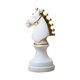 thumbnail image 5 of Estatua De Piezas De Ajedrez Con Resina De Pintura Dorada, Regalo Para Escritorio, Sala De Estar, Oficina, Forma De Caballo Blanco, 5 of 5
