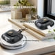 thumbnail image 5 of Funda Completa A Prueba De Golpes Para Airpods 4 2024 Negra De Piel, 5 of 7