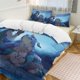 thumbnail image 1 of Digimon Anime Home Bed 3-piece Set Classic Japanese Anime Polyester Wash Student Dormitory Set, 1 of 5