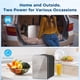 thumbnail image 4 of Refrigerador compacto Antarctic Star 4L negro 120V/12V, 4 of 7