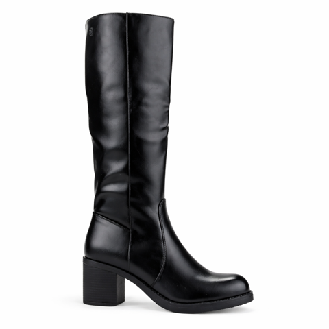 Bota Negro Mujer Casual Chalada Prata