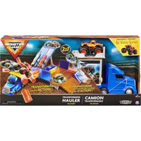 Juego Monster Jam 2 En 1 Transforming Hauler Con Monster Truck El Toro Loco 1:64