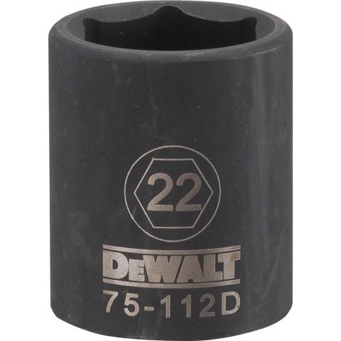 Dewalt - Empalme De Impacto Directtorque 22 Mm 1 2 Pulgada 6 Puntos