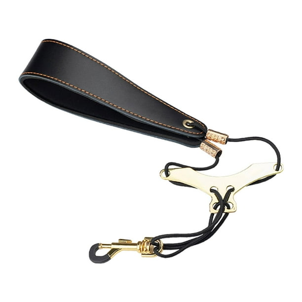Correa de hombro para saxofón, cómoda, acolchada Universal con hebilla de Metal protectora, accesorios suaves para saxofón Alto, adultos y niños , Cuero sintético Cuero de PU