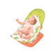 thumbnail image 3 of Silla de baño plegable para bebé con almohada y red flotante, verde, 3 of 3