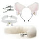 thumbnail image 3 of 4pcs BDSM Plush Cat Ears Headband & Nipple Clips Set For Couples Stimulation & Cosplay Fun, Perfect For Cosplay, Christmas & Valentine's Day, 3 of 3