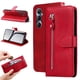 thumbnail image 1 of Funda con Cremallera para Realme C65 4G, Carcasa Cartera de Cuero PU con Soporte y Tarjetero, 1 of 6