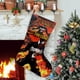 thumbnail image 1 of Marvel Zombies Tema: Calcetines de Navidad, fino lino blanco para colgar en escaleras y chimenea, decoración navideña para el hogar, regalo de Navidad. 45cm × 32cm, 1 of 5