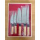 thumbnail image 3 of Juego de cuchillos de cocina KAKUSEE 5 piezas acero inoxidable con caja de madera, 3 of 9