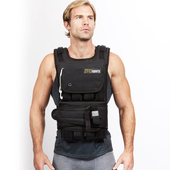 Chaleco lastrado ajustable ZFOsports 18 kg (40 lbs)