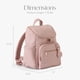 thumbnail image 3 of Mochila pañalera Hannah&Sophia Ready to Roam rosa empolvado, 3 of 9