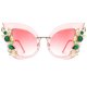 thumbnail image 1 of Gafas de sol Slocyclub Funky con forma de mariposa con diamantes de imitación para mujer, 1 of 6