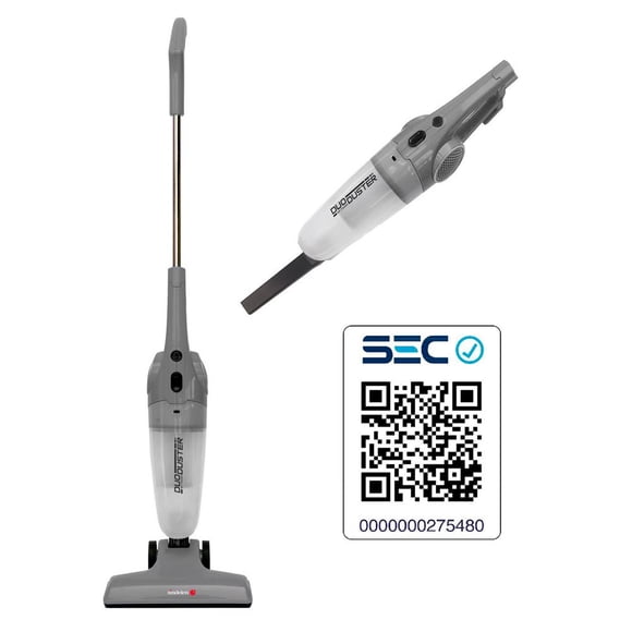 Aspiradora vertical y de mano 2en1 hogar y auto certificada SEC