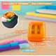 thumbnail image 5 of Juego de sacapuntas Aipker con 4 orificios dobles manuales y gomas de borrar, 5 of 9