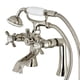 thumbnail image 1 of Grifo Kingston Brass Essex KS288PN para tina con patas y ducha de mano, 1 of 9