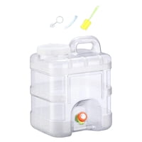 Ioensy - Recipiente De Agua Potable Con Grifo Con Asa Para Jardín Pesca Patio Trasero 10L