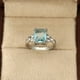 thumbnail image 1 of Stunning Square Zircon Bridal Ring - Perfect for Engagement, Wedding, and Anniversary Gifts, 1 of 4