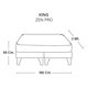 thumbnail image 4 of Cama Europea Zen Pro Pu Beige King, 4 of 4