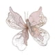 thumbnail image 4 of Mariposa artificial, decoración para árbol de Navidad, para colgar, decoración para accesorios de fotografía, fondo para uso en interiores y exteriore Rosa claro, 4 of 5