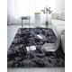 thumbnail image 3 of Alfombra Peluda 200x240 Premium Color Negro Con Gris, 3 of 4