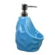 thumbnail image 2 of Dispensador De Jabón Vacío De Cerámica Con Compartimento De Almacenamiento Para Loción Azul, 2 of 3