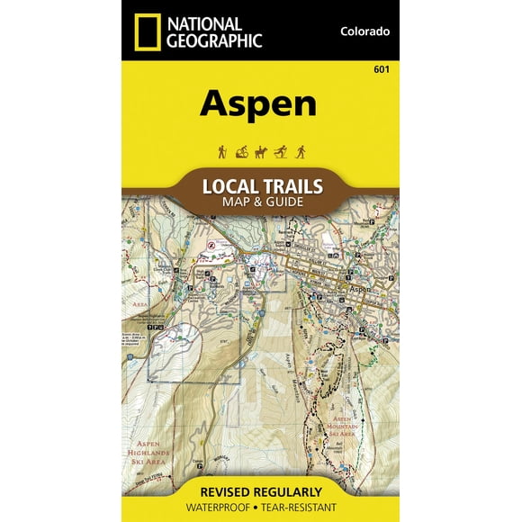 Mapa National Geographic Aspen – Senderos Locales 601
