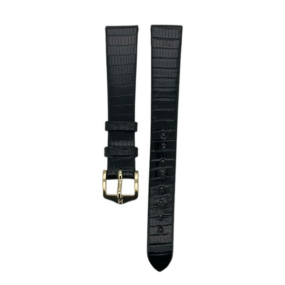 Correa Reloj Hirsch Lizard M Hebilla Dorada 14mm