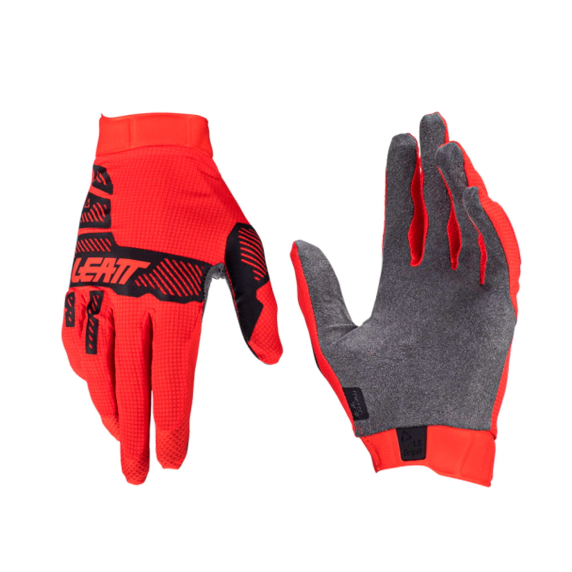 Leatt - Guantes Bicicleta Y Moto 1.5 Gripr Rojo S 8us