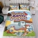 thumbnail image 4 of Cachorros de la Perrera Conjunto de sábanas temático, trío de piezas, cómodo y amigable con la piel, diseño único, regalo de decoración para el hogar para familiares, amigos y fans,173cm *218cm, 4 of 6
