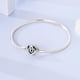 thumbnail image 3 of Pulsera LNQOBU de cadena serpenteada de plata de ley 925 para mujer, 3 of 6