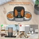 thumbnail image 4 of Dispensador Automático Comida Gato Wifi Doble Plato 5L Negro, 4 of 8