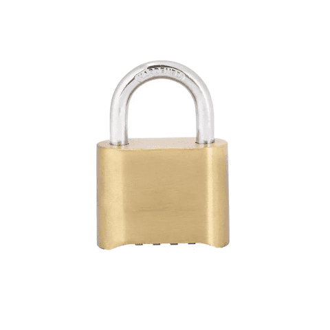 Genérico - Candado Con Clave Inoxidable 4 Dígitos, Exterior Waterproof, Amarillo