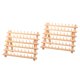 thumbnail image 3 of 2pcs Estante De Hilo De Madera / Organizador De Soporte De Hilo 60-carretes Suministros De Costura, 3 of 5