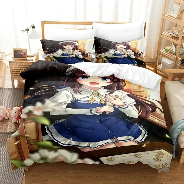 Ryuo's Work is Never Done Bedding Set Duvet Cover Bed Set Quilt Cover Pillowcase Comforter Boys Adult Bed Sheets