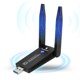 thumbnail image 1 of Adaptador WiFi BUANIIH 1300Mbps Dual Antenas 5Dbi USB 3.0, 1 of 8