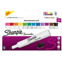 Set Marcadores Sharpie Acuacolor 12 Colores Surtidos
