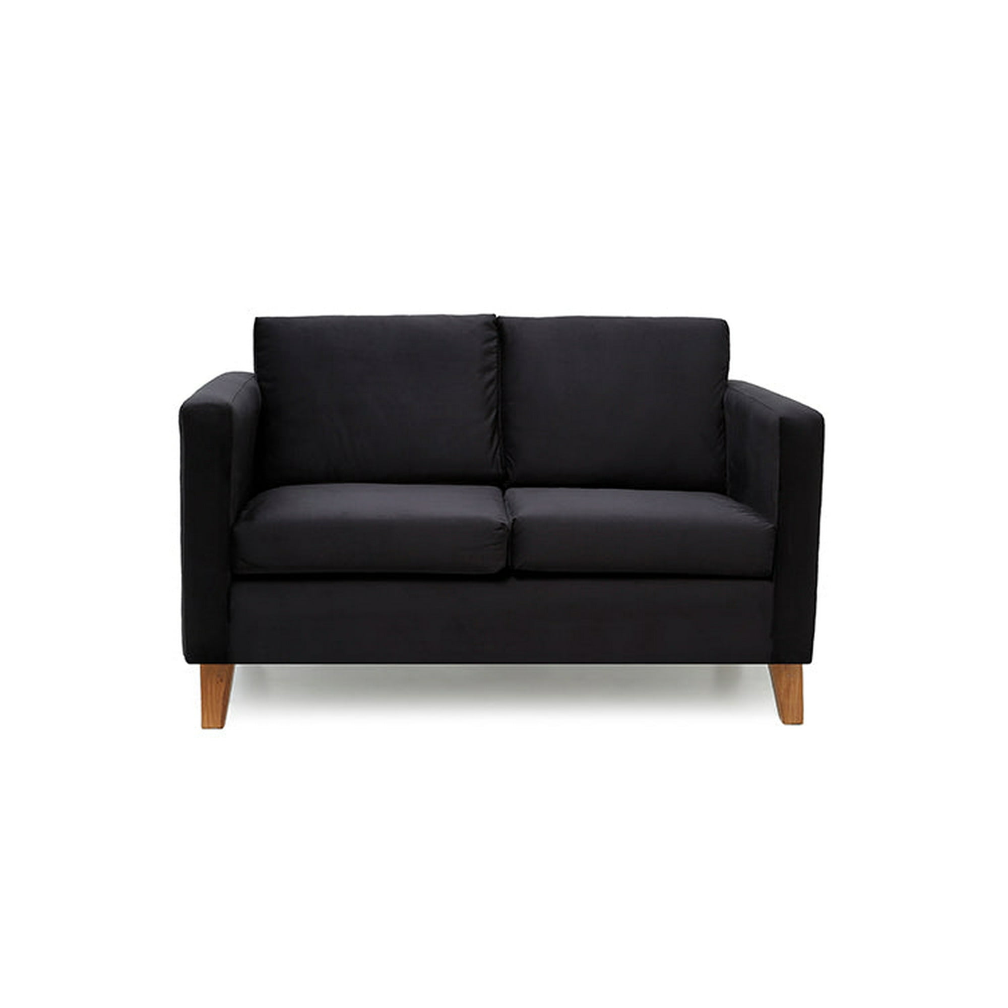 Barra Design - Sofá Mila 2c Felpa Negro