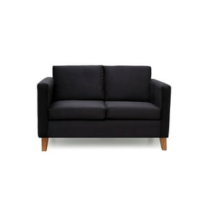Barra Design - Sofá Mila 2C Felpa Negro
