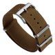 thumbnail image 1 of Correa para Reloj WatchGecko Ridge de Nylon Marrón 20 mm, 1 of 7