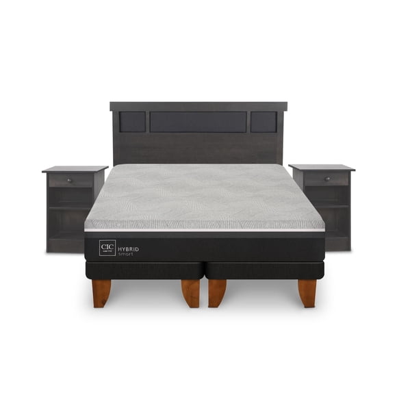 Cama Europea Hybrid Smart 2 Plaza Base Dividida