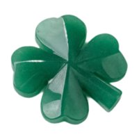 Bothyi - Escultura De Trébol De Cuatro Hojas, Adorno Tallado A Mano, Artesanía Para Un Amigo, Un Amante O Un Anciano.