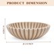 thumbnail image 2 of Cuenco decorativo YMXYJM grande y moderno hecho a mano, color beige, piedra, 2 of 8