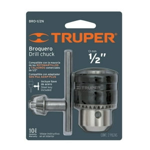 Truper - Mandril Con Llave 1/2""
